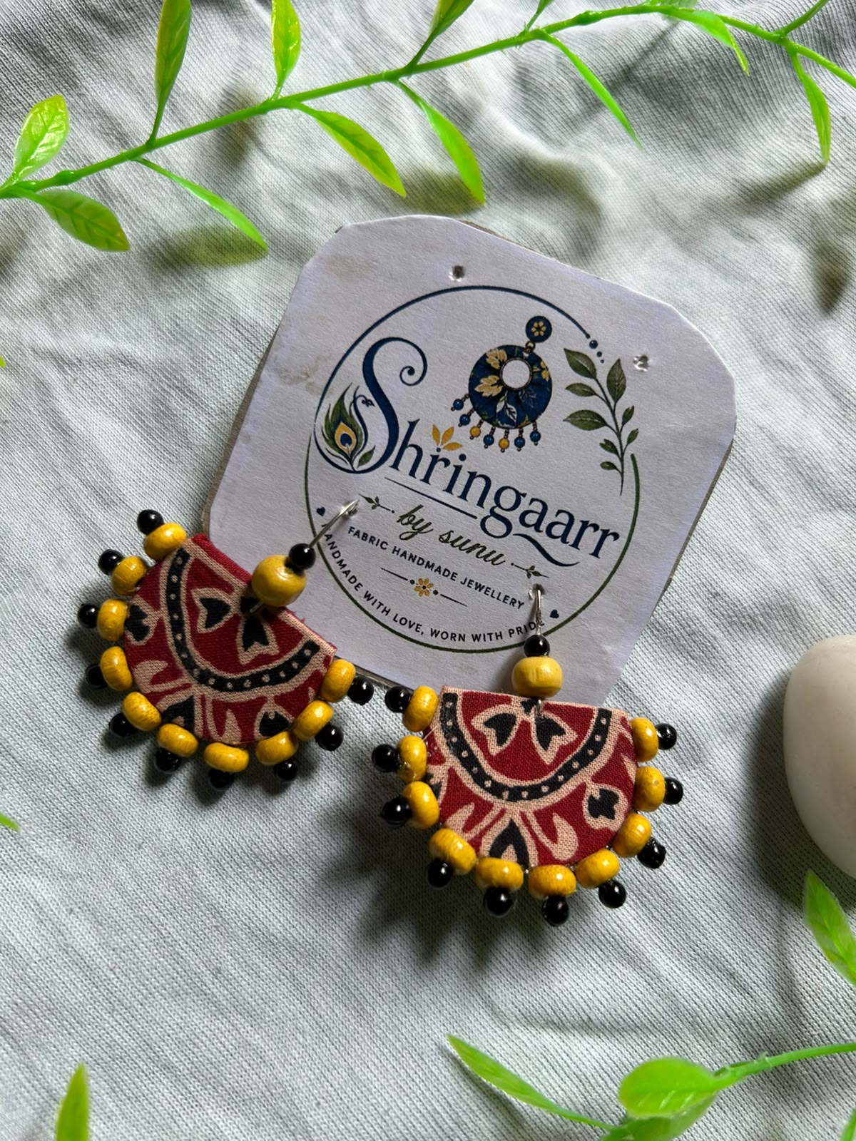 AJRAKH PRINTED CHANDBALI