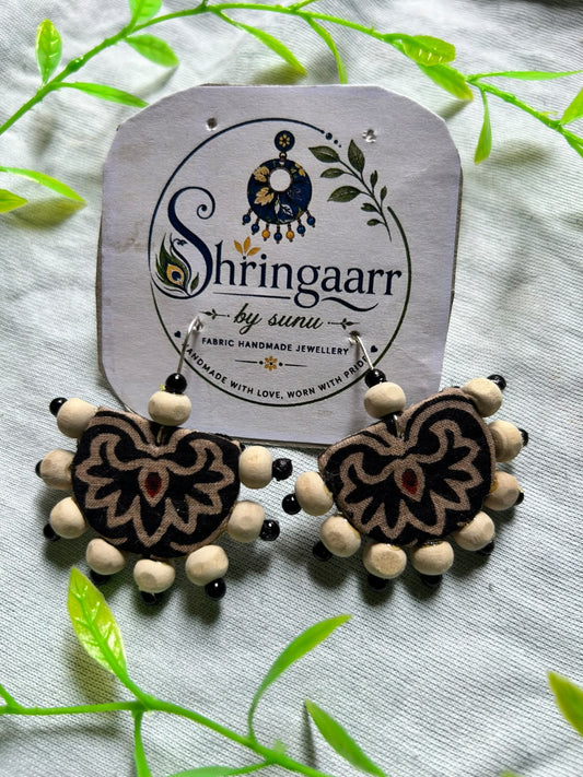 BLACK PRINTED CHANDBALI