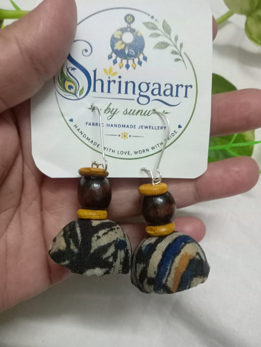 KALAMKARI FABRIC JHUMKA